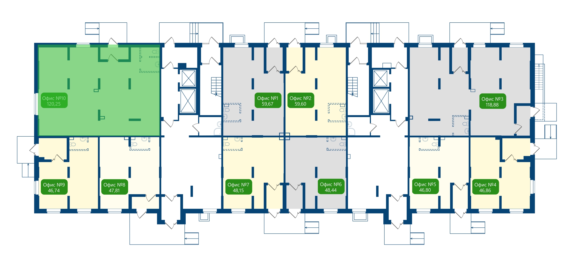 Коммерческое помещение, 120.25 м²