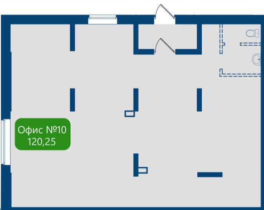 Коммерческое помещение, 120.25 м²