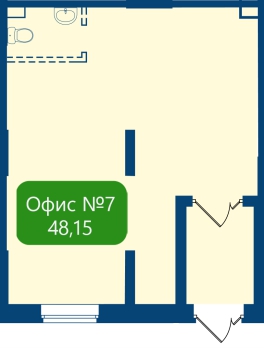 Коммерческое помещение, 48.15 м²