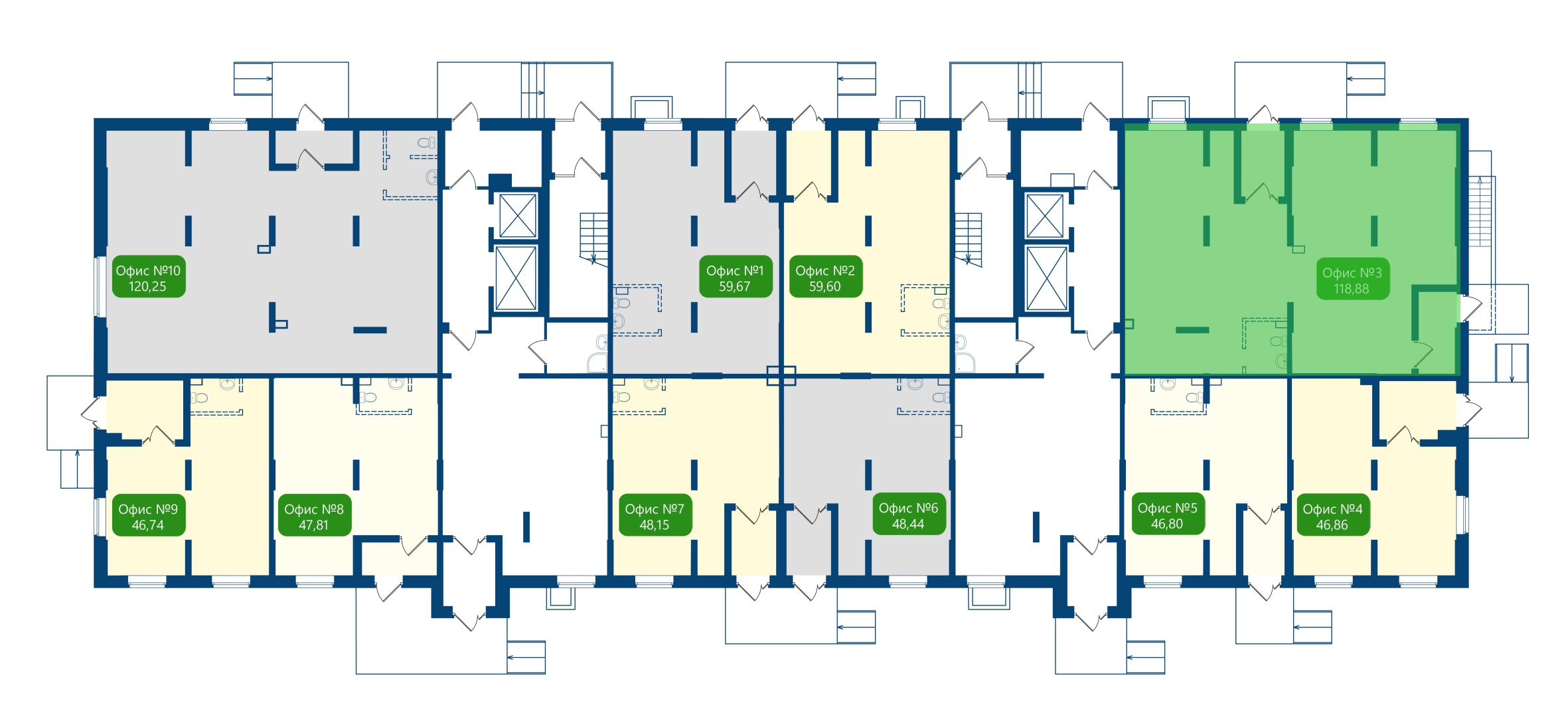 Коммерческое помещение, 118.88 м²